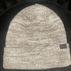 Reaction Kenneth Cole Light Gray Knit Beanie-Sherpa Lined-NWOT